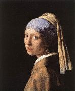 Jan Vermeer Girl with a Pearl Earring USA oil painting artist